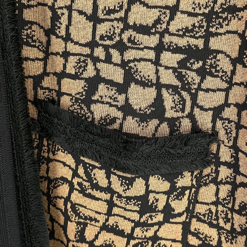 Exclusively Misook Reptile Print Button Front Dus… - image 4